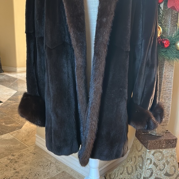🤎🤎”CHOCOLATE sheared MINK Coat”🤎🤎 - Picture 3 of 13